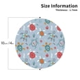 thumbnail image 2 of KLL Drink Coasters Set Round Shape of 4,PU Leather Absorbent Coasters Set Decorative Coffee Cup Coasters Housewarming Gift for Home Decor-Sea Turtle, 2 of 5