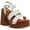 White Pari, variant on Madden Girl Womens Greenvil Faux Leather Studded Platform Sandals
