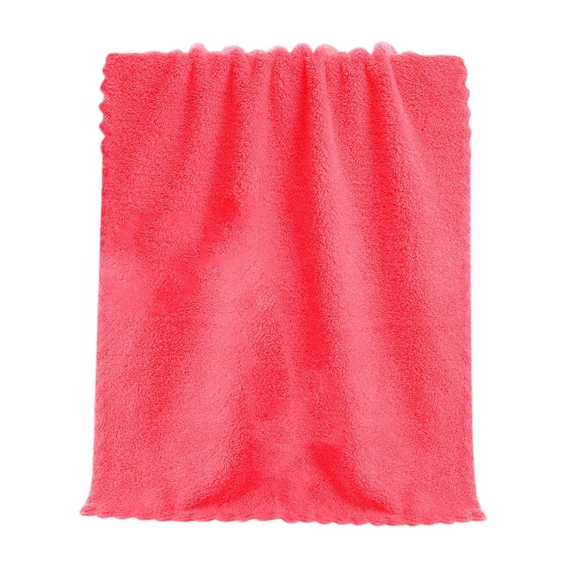 fheaev Serviette en Velours Serviette de Visage Unie Douce Absorbante Lavage du Visage Ah Serviette de Visage