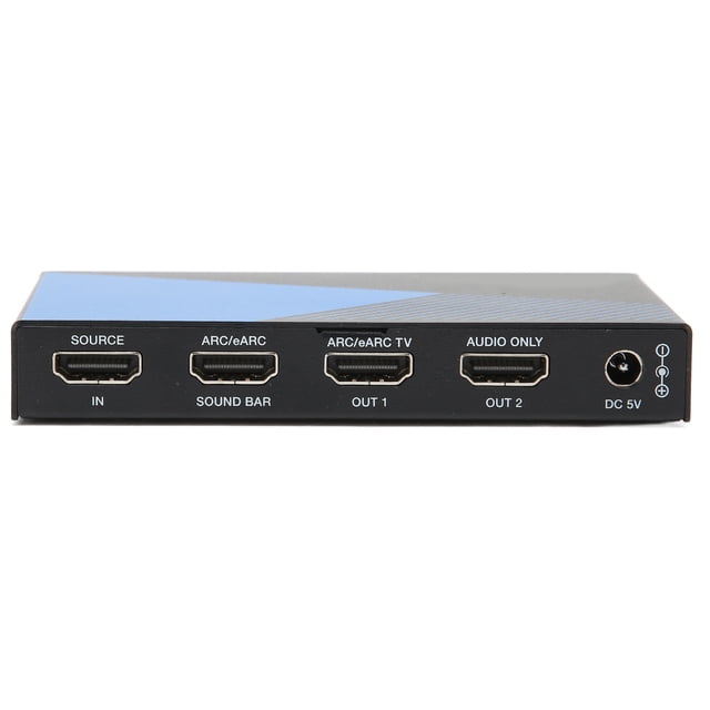 HD Multimedia Interface ARC EARC Audio Adapter, HD Multimedia Interface Processor 4K 60Hz 18Gbps Extractor Adapters Converter ARC EARC Support 100 240V EU Plug 18 Gbps Supports HDR HDR10 HDR10 Plus