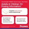 thumbnail image 5 of Tylenol Extra Strength Severe Cough + Sore Throat Caplets, 24 Count, 5 of 8