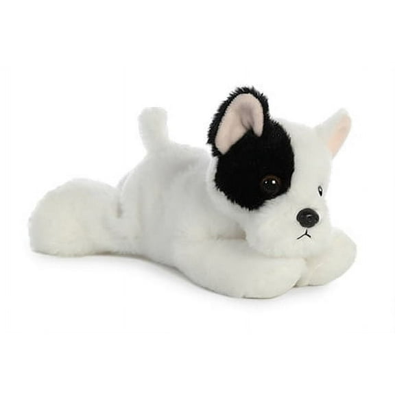 Aurora - Small White Mini Flopsie - 8" French Bulldog Pup - Adorable Stuffed Animal