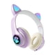 thumbnail image 5 of Auriculares tipo oreja de gato Auriculares sobre la oreja RGB 3,5 mm AUX para smartphones PC Tablet Violeta, 5 of 8
