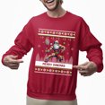 thumbnail image 2 of Christmas Sweatshirt, Merry Dinkmas Funny Pickleball Santa Sweatshirt, Unique Ugly Christmas Sweatshirt, Witty Player Gift for Women & Men, 2 of 5
