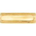 thumbnail image 2 of 14K Yellow Gold 14Ky 7mm Double Milgrain Comfort Fit Band Size 4 Made In United States dmc070-4, 2 of 5