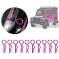 thumbnail image 3 of Peahefy RC Shell R Clips, 10pcs 8.3MM RC Car Shell Clip Rshape Métal Corps Clips Broches pour 1/5 1/6 1/8 RC Voiture, RC Shell Clips Broches, 3 of 8