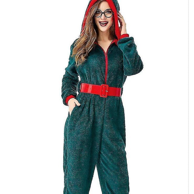 Disfraz de elfo navideño, disfraz de Papá Noel, traje para padres e hijos