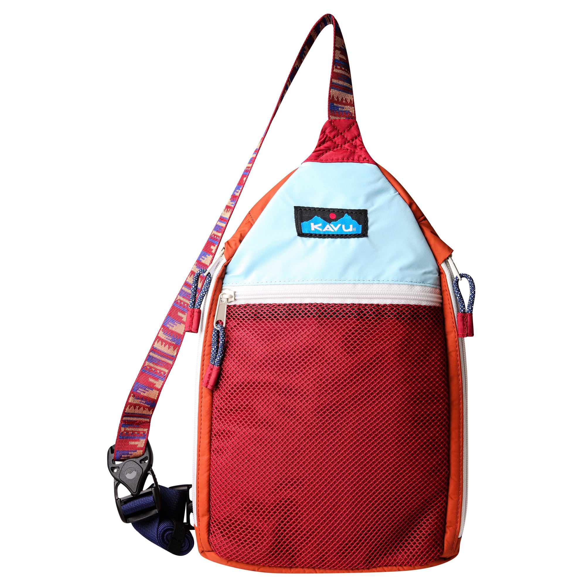 KAVU Yoho Sling Rucksack Semi Padded Water Resistant Double Sided Mini Backpack Desert Dusk