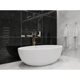thumbnail image 4 of Anzzi FT-AZ504 75.5 in. Lusso Stone Freestanding Bathtub in White, 4 of 5