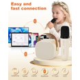 thumbnail image 3 of Portable Karaoke Machine for Kids with Voice Changer & Bluetooth, Mini Karaoke Machine with 2 Wireless Microphones, TF/SD Card Slot – Fun Gift for Holidays & Birthdays, Ages 4 5 6 7 8 9 10, 3 of 8