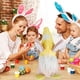 thumbnail image 3 of Relájate, amor, conejito de Pascua, gnomo, muñeco enano de peluche sin rostro no tejido, hecho a mano, suave, conejo de primavera, elfo enano, gnomos de peluche, decoraciones para estantes de mesa, 3 of 8