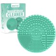 thumbnail image 1 of MINTHE Alfombrilla limpiadora de brochas de maquillaje | Paquete de 2 | Alfombrilla de limpieza de brochas de maquillaje de silicona, almohadilla limpiadora de brochas de maquillaje, limpiador de alfo, 1 of 5