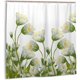 thumbnail image 2 of Cortina de ducha Casa de campo Flores blancas Una margarita en ciernes Cortina de ducha de tela impermeable Juego de accesorios de baño Decoración de baño bohemia con 12 ganchos (72x72, 2 of 5