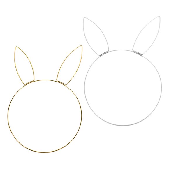 BEADCEST 2Ud Aro Circular De De Metal Resistente Para Decorar Y