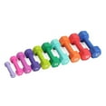 thumbnail image 2 of CAP Neoprene Dumbbell Set, 5 Lb, Green, Hexagon Shape, Fitness, 2 of 2