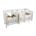 thumbnail image 5 of Avanity Mason-V60-G Mason 60" Double Free Standing Wood Vanity Cabinet Only - White, 5 of 7