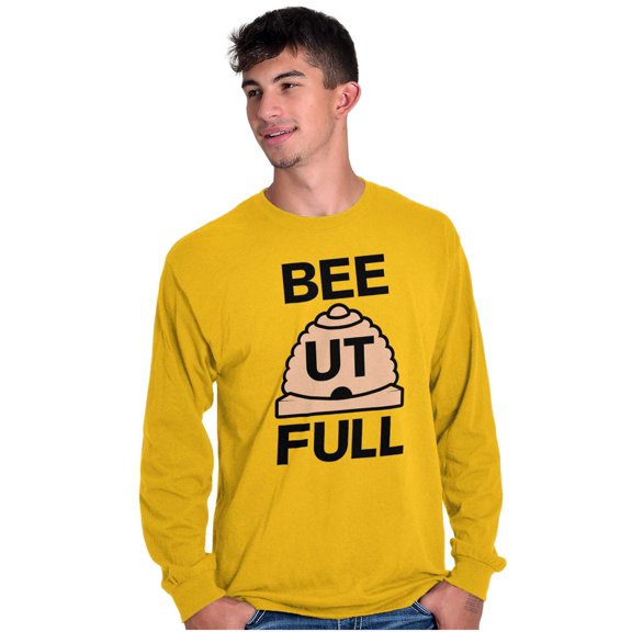 Beehive State Beutahful UT Arch Long Sleeve TShirt Men Women Brisco Brands S