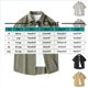 thumbnail image 2 of pstuiky Camisa de manga corta para hombre, Camisa de manga corta con cuello vuelto y botones y bolsillos de color liso a la moda para hombre camisas casuales para hombre xl, 2 of 3