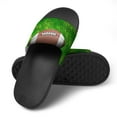 thumbnail image 4 of GZHJMY Stylish Slides for Women Men, American Football Ball on Grass Soft Flexible Slip-on Sandals Slippers, 4 of 7