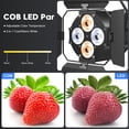 thumbnail image 2 of Stage Light with Barn Doors,DMX512 DJ Par Lights Spotlight for Theater Party Church Event 2 Pack, 2 of 6