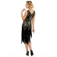 thumbnail image 3 of PrettyGuide Women's 1920s Flapper Dress Vintage Swing Fringed Gatsby Roaring 20s Dress, 3 of 8