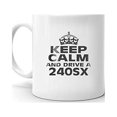 thumbnail image 2 of NISSAN 240SX Keep Calm and Drive Coffee Tea Ceramic Mug, 2 of 3