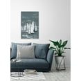 thumbnail image 2 of White Sailboats Floater Framed Painting Print on Canvas, 2 of 6