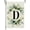 d, variant on Crowned Beauty Monogram Letter L Garden Flag Floral 12x18 Inch Double Sided for Outside Small Burlap Family Last Name Initial Yard Flag CF774-12