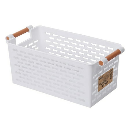 

Storage Basket Holder Box Hollow Seasoning Organizers for Kitchen Bathroom Home