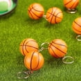 thumbnail image 3 of 30 Pcs Creative Mini Football Rugby Basketball Tennis Keychain Car Key Chain Key Ring Gift for Men Boys Sport Party Favors, 3 of 8