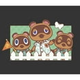thumbnail image 2 of Men's Nintendo Animal Crossing Nook Family Portrait  Sweatshirt Charcoal Heather 2X Large, 2 of 4