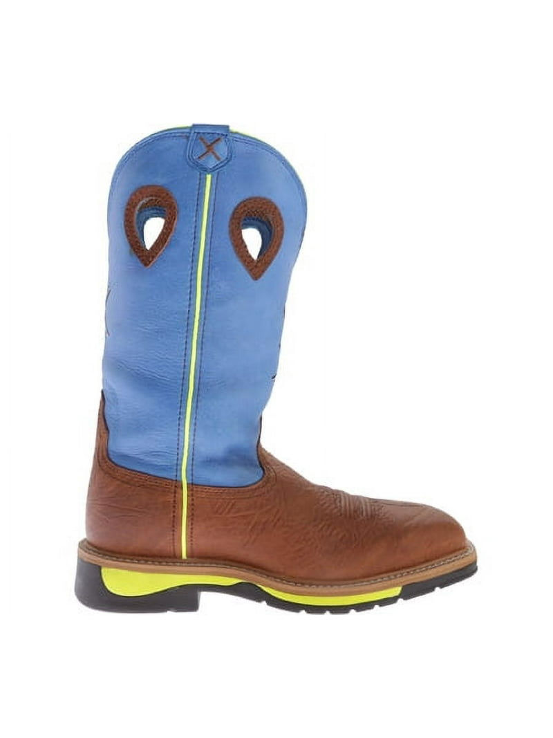 Twisted X Work Boots Mens Cowboy Steel Toe EE Brown Oiled