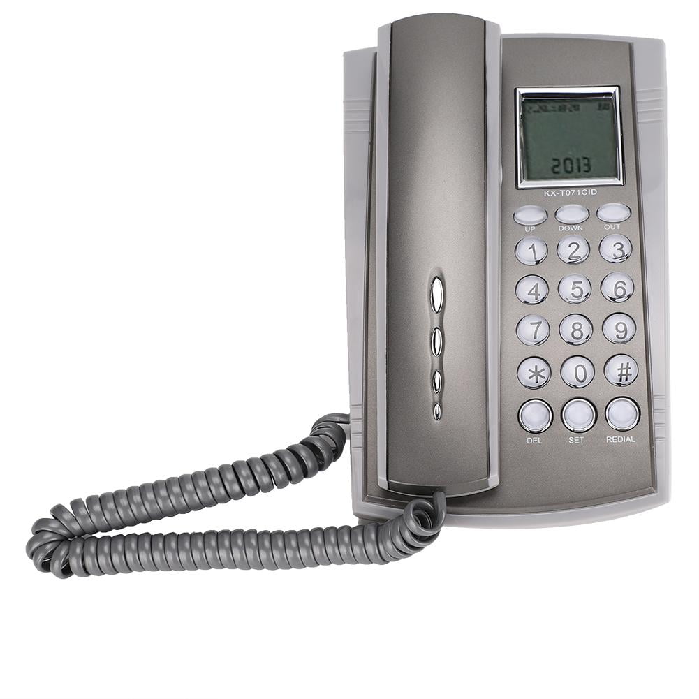 Fdit CKX071 Wall Mount Desktop Corded Telephone Phone Mute Home Office