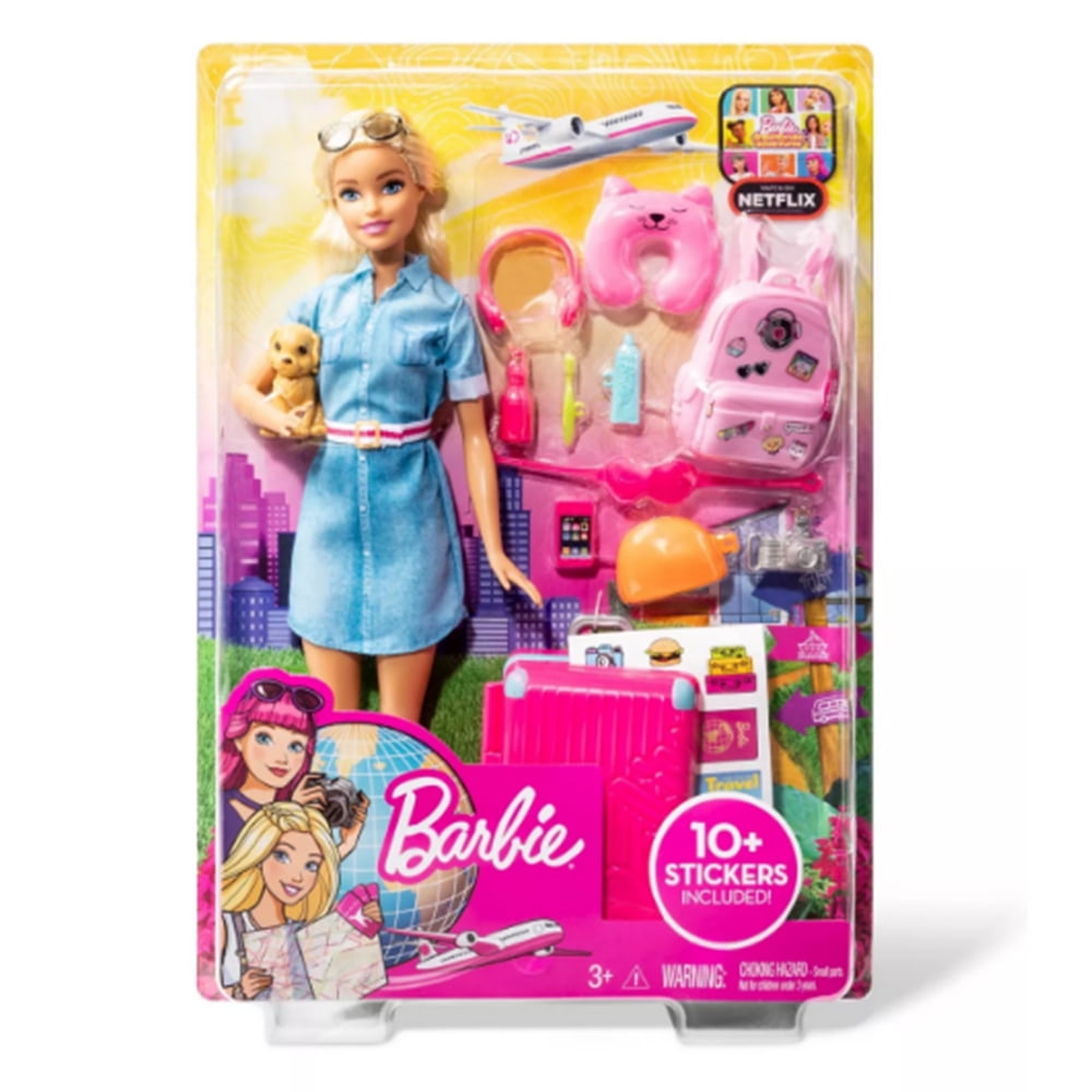 Travel Doll & Puppy Playset by Barbie Ages 3 Years and Up | Walmart Canada