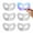 Zorro, variant on Aspire 36 PCS Blank Paper Mache Mask for Halloween Costume Party, DIY White Mask Paintable Face for Dance Cosplay