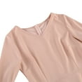 thumbnail image 6 of Efsteb Fall Fashion 2025 Womens Cocktail Dress Long Bell Sleeves V-Neck Formal Bridesmaid Prom Dresses (Pink,XXL), 6 of 7