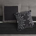 thumbnail image 4 of Madison Park Palmer 7 Piece Comforter Set, Cal King, Black/Gray, 4 of 5