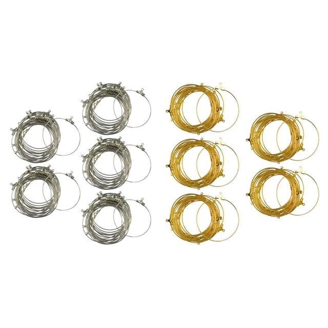 200 piezas de ganchos para pendientes, alambre de oreja francés, ganchos para oreja, fabricación de joyas para pendientes perfecl Abalorios Aros Redondo Latón