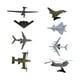 thumbnail image 3 of 8pcs Modelo de aviones de aviones de bricolaje Modelo de ensamblaje de juguete para niños Collection de avión de alto simulación de alto peso múltiple Estilo B, 3 of 8
