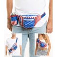 thumbnail image 4 of Riñonera Tipsy Elves con bandera de Estados Unidos y portavaso desmontable, 4 of 5