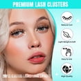 thumbnail image 2 of Lash Clusters AMZGIRL LASH, 280 unidades, 60 D, 14 mm, suaves y naturales, 2 of 5