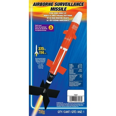 Missile Kit - Brand New Flying Model Rocket Kit Airborne Surveillance Missile 7257, High-quality