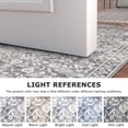 thumbnail image 4 of GLATTICE Indoor Doormat 2x3 Small Area Rugs Washable 2x3 Front Door Mat Entrance Doormat Non Slip Rubber Backed Entryway Rug for Entry Kithen Bedroom, Gray Ivory, 4 of 6