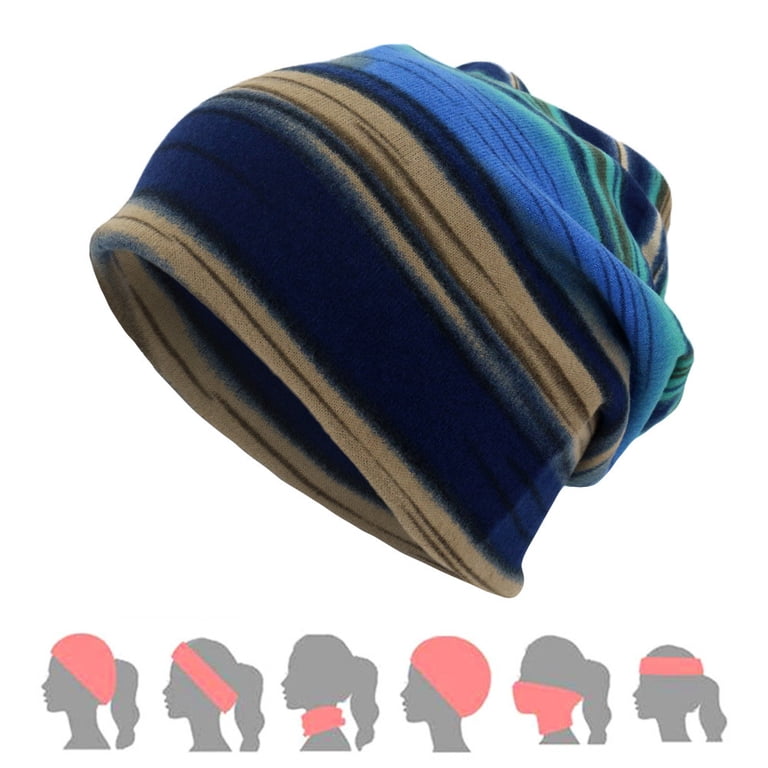 FUNUONY Mens Winter Beanie Hat Warm Fleece Lined Skull Cap 