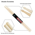 thumbnail image 7 of EASTROCK Drum Sticks Set - 5A Maple Sticks & Telescopic Drum Brushes & Drum Rods Brushes Stick with Bag, 7 of 7