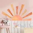 thumbnail image 4 of Wall Stickers,Happy Sun Wall Art Decal Peel And Stick Removable Sticker Graphic Custom Stickers,Orange, 4 of 5