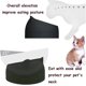 thumbnail image 4 of (2 pieces), Cat food bowls, Dog food bowl, Black, white, 200 ml, Dog & Cat drinking bowl, Stainless steel, With cat head shape, Non-slip cat food bowl, 4 of 5