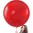 thumbnail image 3 of Globo de látex blanco y rosa de gran tamaño de 36 pulgadas para decoración de fiestas de cumpleaños y bodas, suministros festivos para fiestas, accesorios de diseño para eventos, 3 of 5