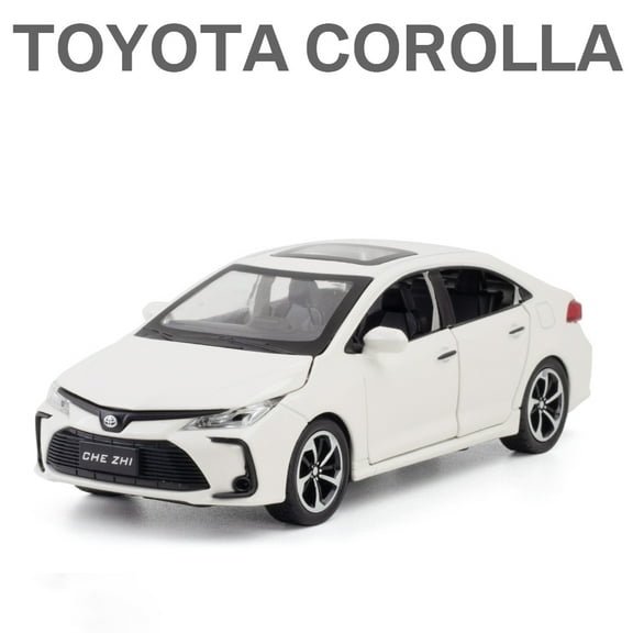 1:32 Corolla Hybrid Alloy Car Diecasts & Toy Vehicles Car Model Sound and light Pull back Car Toys For Kids Gifts
