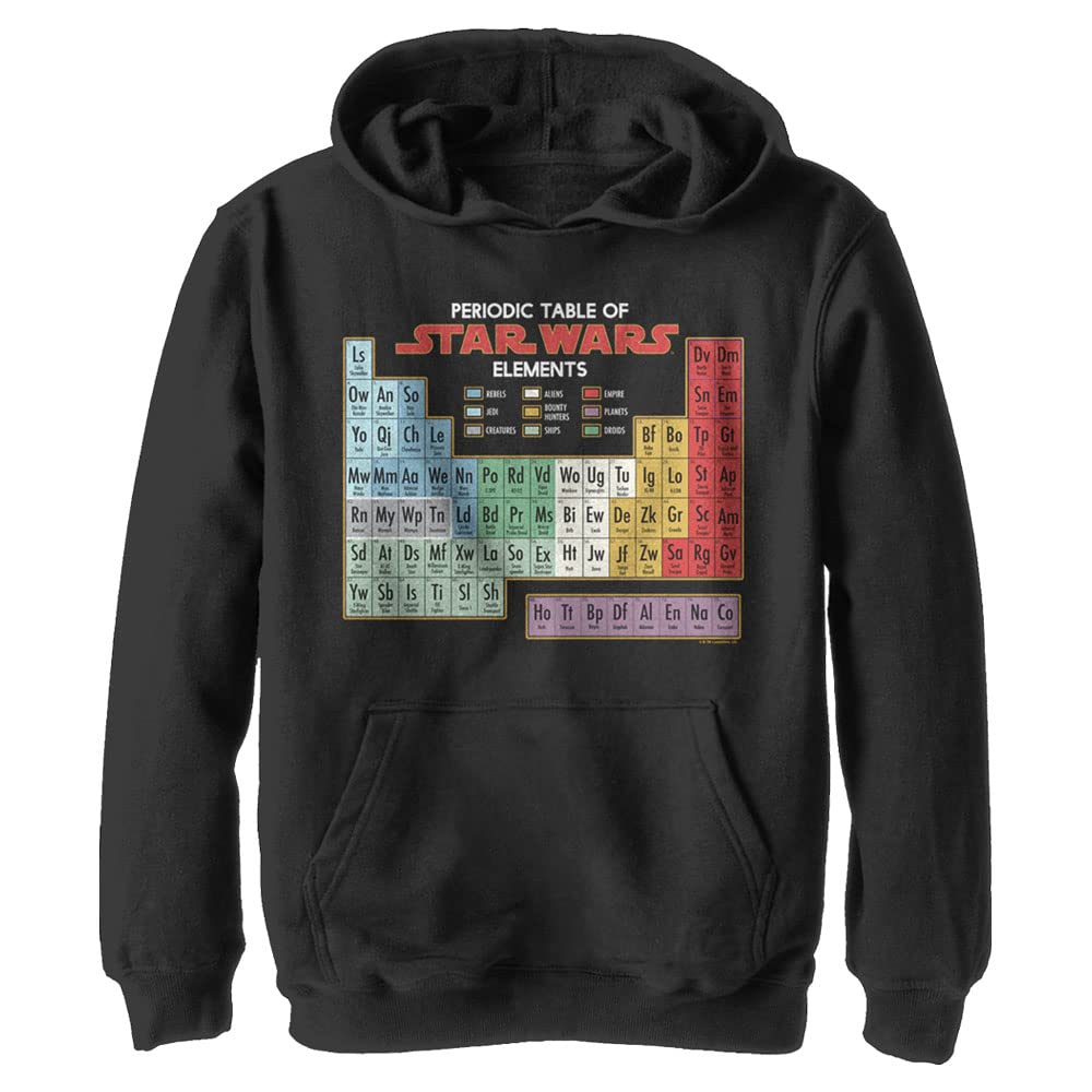 Star Wars The Clone Wars Boys Hoodie Size 8 Jedi Knight Black